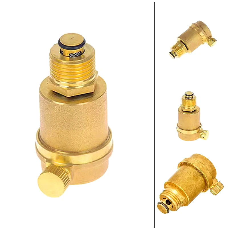 Brass Household Valve Accessories 1/2 3/4 "1-inch Solar Water Heater Automatic Exhaust Heating Exhaust Pressure Relief Valve Oasis Select