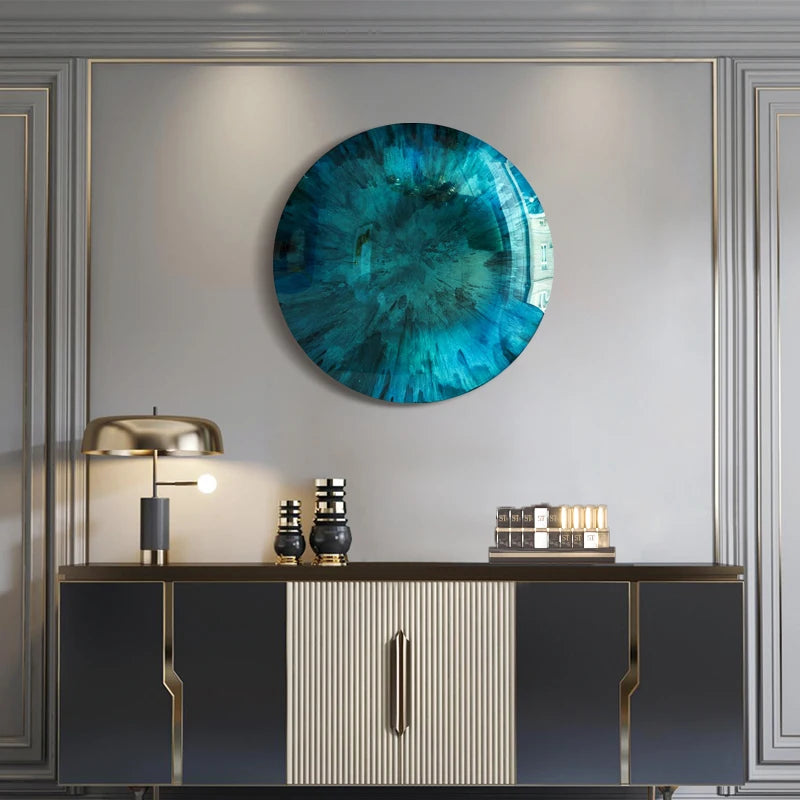 Modern light luxury wall decoration corridor aisle wall metal three-dimensional pendant pendant k wall decoration room decor Oasis Select