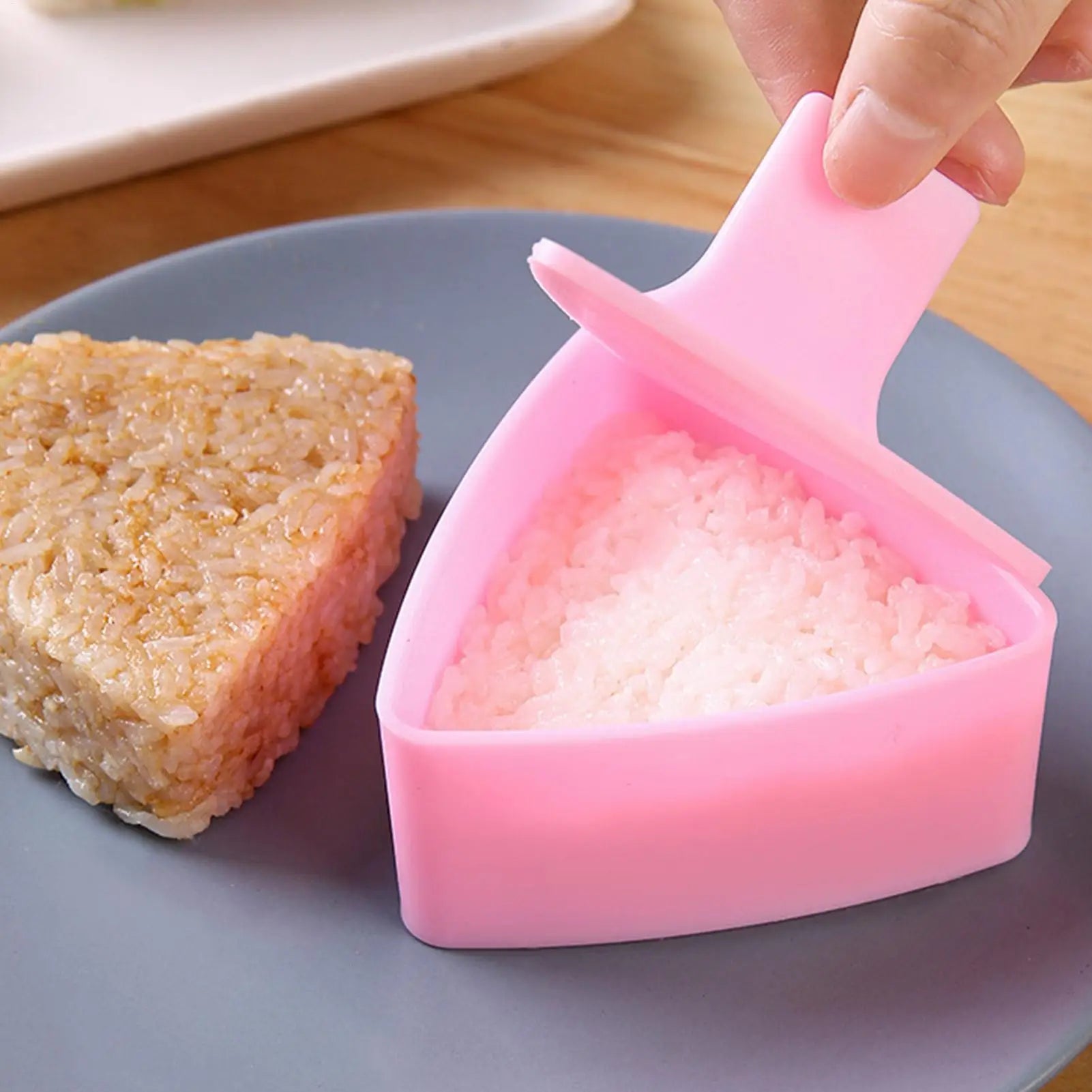 Sushi Mold Triangle Mould Onigiri Rice Ball Food Press Triangular Sushi Maker Mold Sushi Kit Kitchen Bento Rice Balls Accessory Oasis Select
