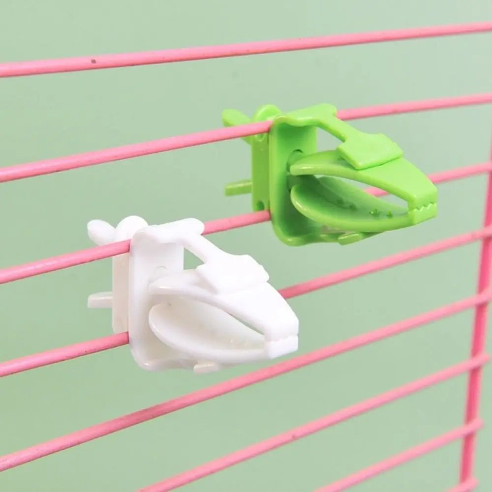 6-Pack Parrot Bird Cage Food Clips – Fruit & Vegetable Holder