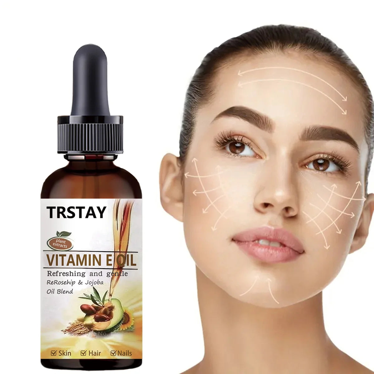 Pure Vitamin E & Avocado Oil Moisturizing Serum – Face & Body