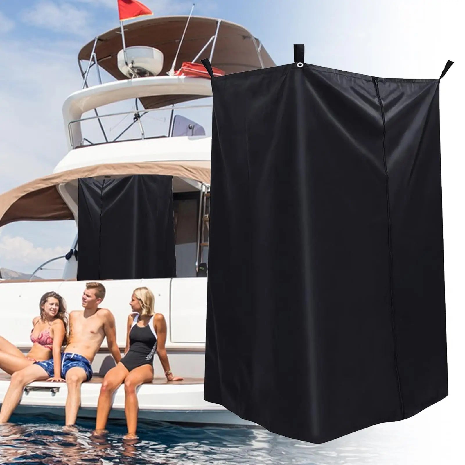Boats Privacy Curtain Boat Changing Room with Bag Portable Privacy Tent Shower Curtain Toilet Tent for Outdoor Privacy Oasis Select