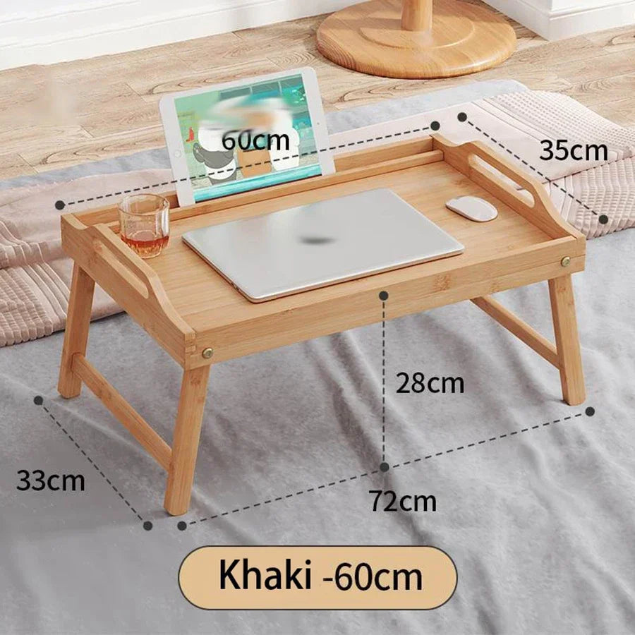 Table Dessert Folding Tray Bedroom Breakfast Tray Desk Office Tea Tray Multifunctional Reading Rack Floor Computer Desk Board Oasis Select