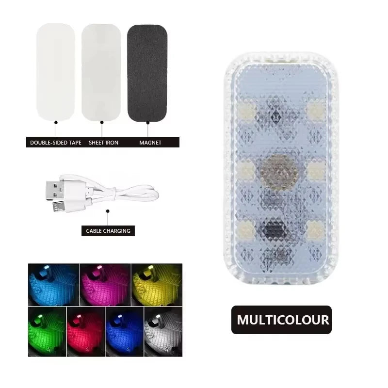 Magnetic LED Touch Light – Wireless Car Interior Reading Lamp