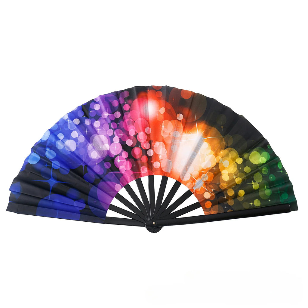 Boots The Ground Hand Fan Foldable Country Line Dance Fan Portable Large Popping Fan For Dance Practice Party Performance Oasis Select 12