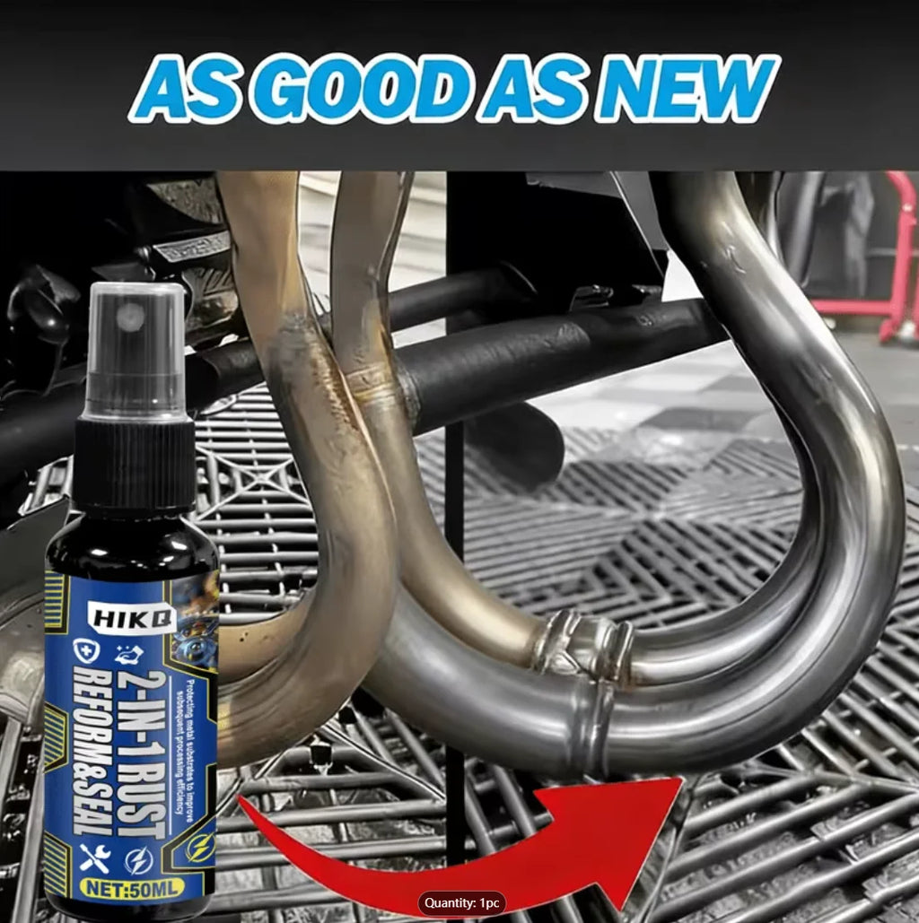 Rust Remover Spray with Sponge & Towel – Car & Metal Surfaces