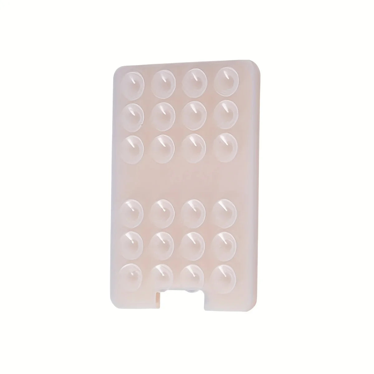 1pc Silicone Suction Cup Phone Holder with Card Wallet for Convenient Selfies, Compatible with Android and Iphone Oasis Select Transparent