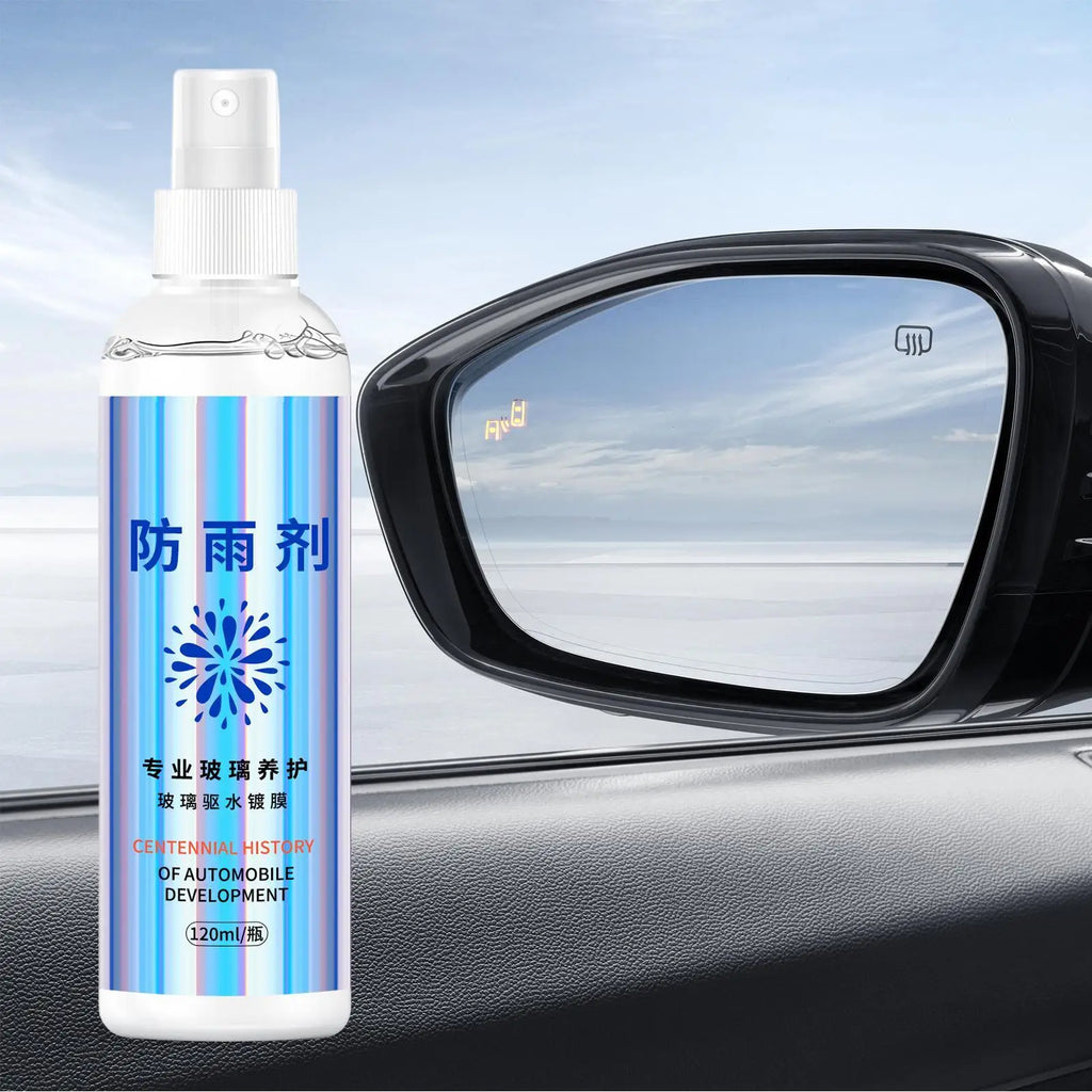 Car Window Cleaner Spray Anti-Fog Spray for Eyeglasses 120ml Portable Automotive Rain-Proof Car Glass Defogger Cleaning Spray Oasis Select