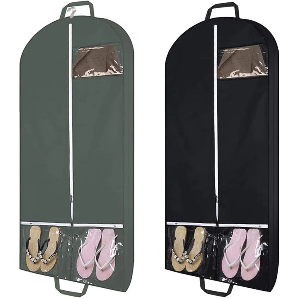 50 Inch Suit Travel Bag with Transparent Pockets for Keeping Clothes Neat and Accessories Visible during Trips Oasis Select