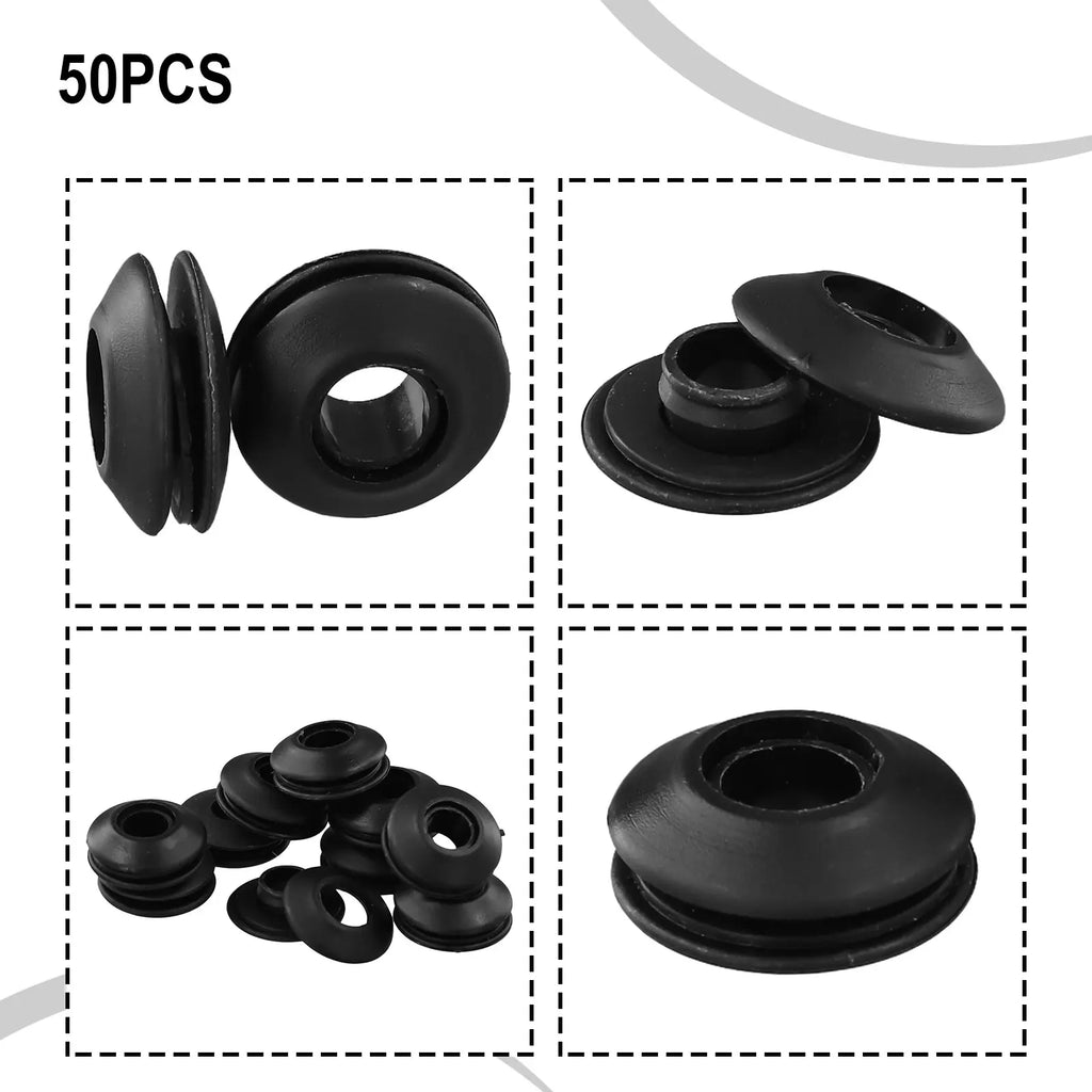 10/50PCS Plastic Eyelets Set Round Eyelets Tarpaulin Eyelets Solar Cover Pool Buckle Button Repairing Holes Oasis Select