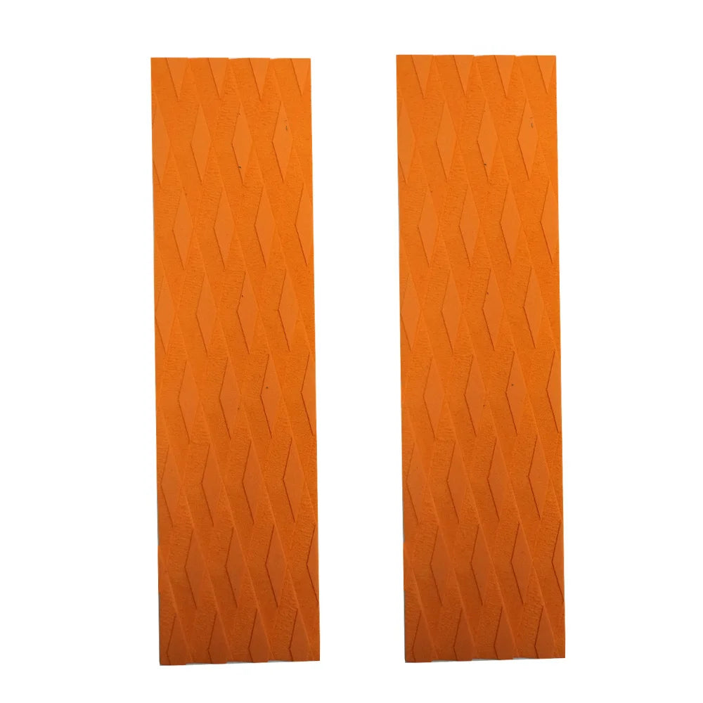 2Pcs 4Pcs Surfing Surfboard Skimboard Traction Pad Tail Pad Bar SUP Surf Paddle Shortboard Grip Pads Oasis Select Orange 2PC