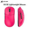 Attack Shark X8 SE Wireless Gaming Mouse | 55g Ultra-Light | 1KHz Wired/Wireless | PAW3311 25K DPI | Tri-Mode | 80M Clicks Oasis Select X8SE Berry red Ligh