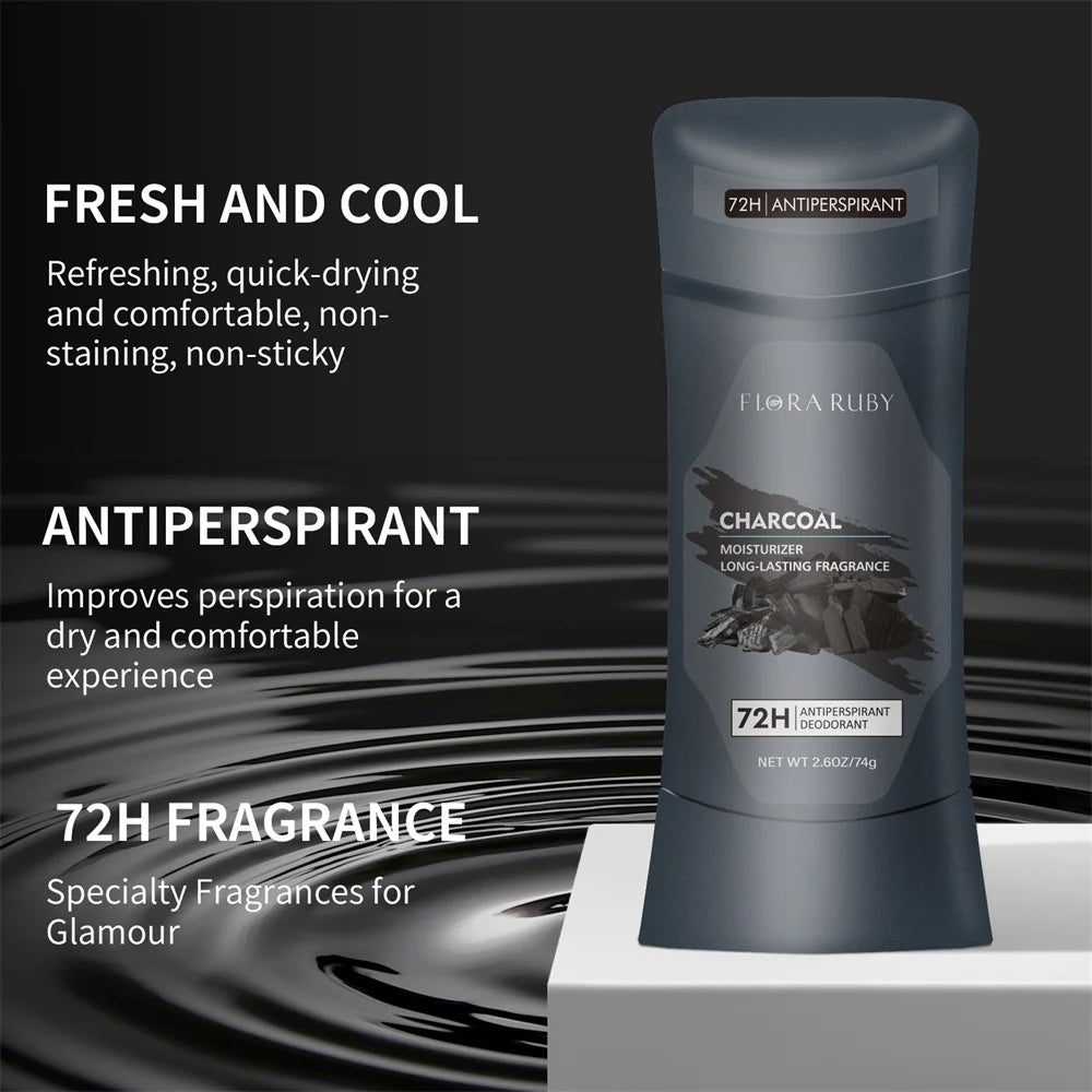 Men's Deodorant marine 72h Sandalwood Perfume Cream Aluminum Antiperspirant Deodorant Lasting Scent,Pure Sport Scent 74g/2.6OZ Oasis Select