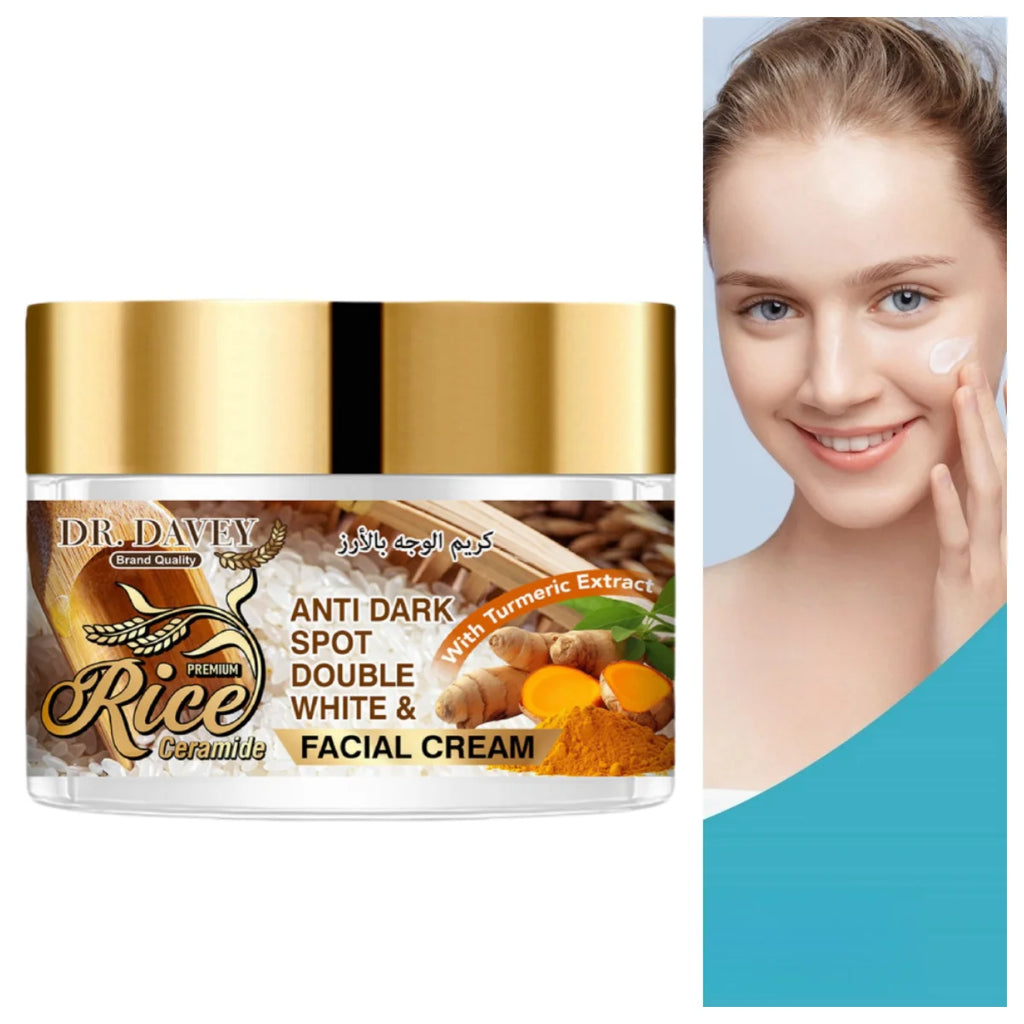 DR.DAVEY Rice Cream Facial Moisturizer – Unisex All Seasons