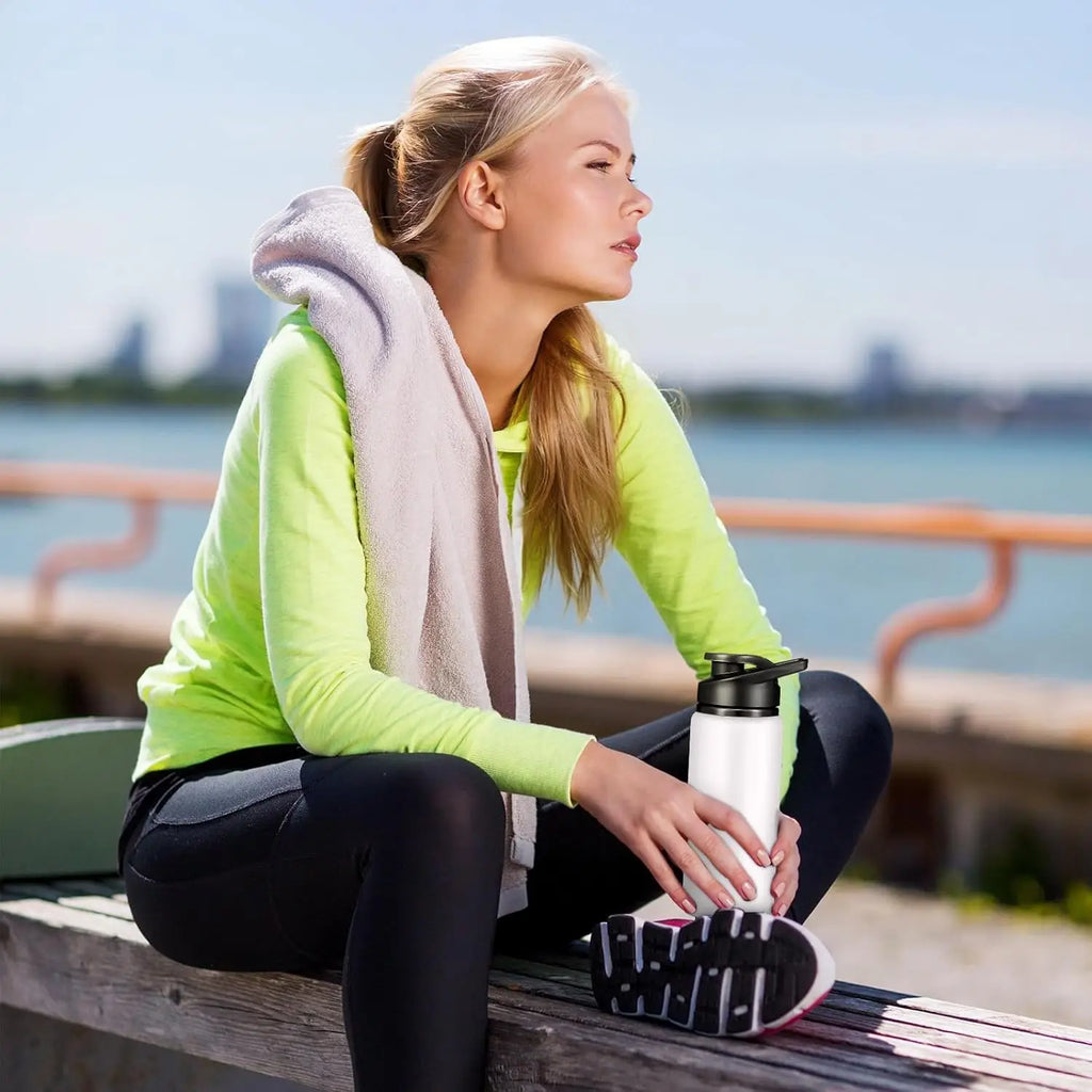 Aluminium Sports Water Bottle – BPA-Free, Leak-Proof & Lightweight