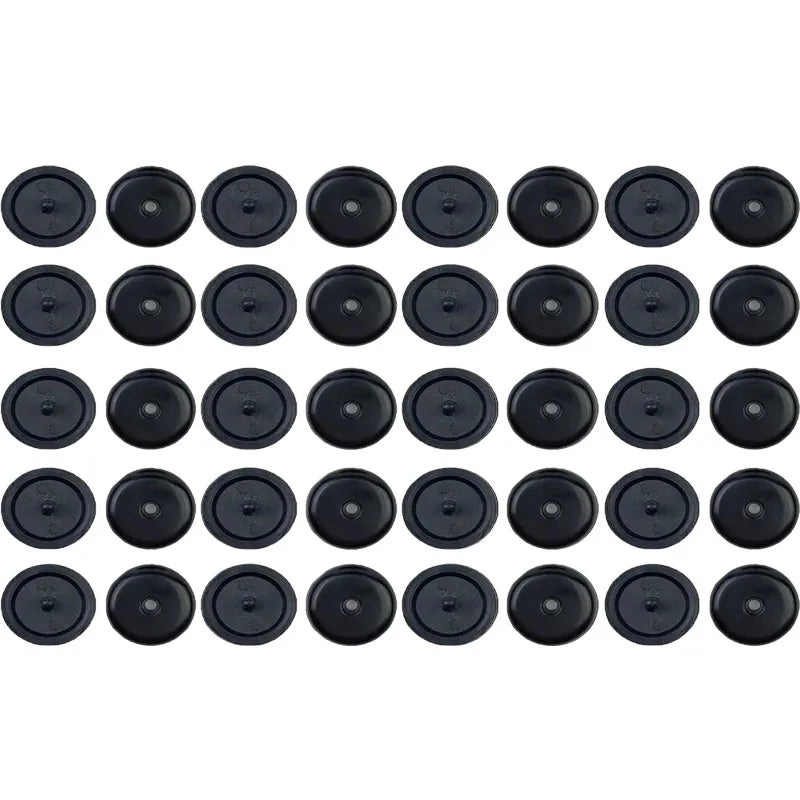 5/10/20pairs Car Safety Seatbelt Stopper Buckle Automobile Seat Belt Spacing Limit Stop Plastic Anti-slip Buttons Retainer Oasis Select 20 pairs Black