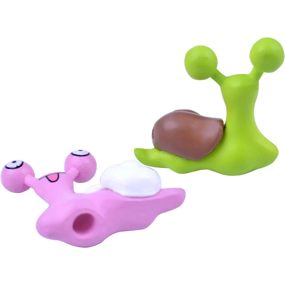 2-8 PCS Miniature Resin Snail Figurine – Cute Garden Ornament for Fairy Dollhouse, Bonsai Plant Decor & Terrarium Oasis Select
