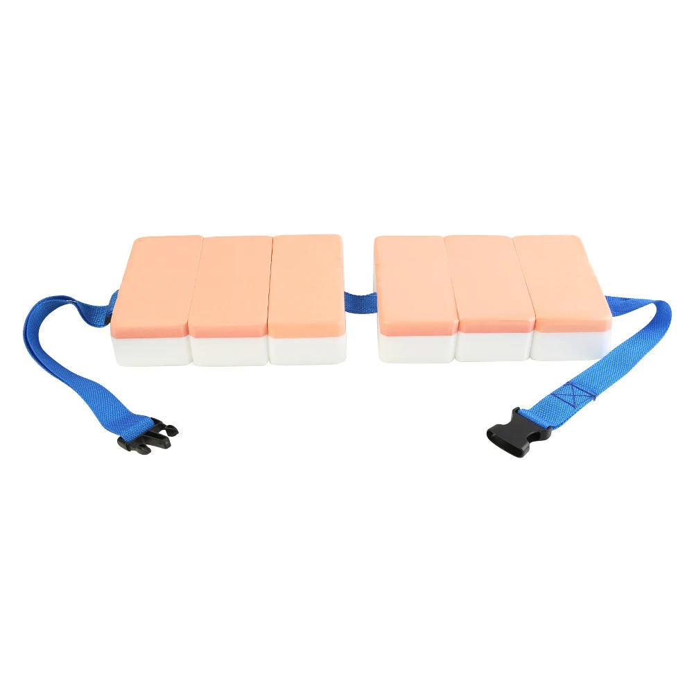 Swimming Inflatable Float Swimming Back Floating Board Adjustable Adult Kid Aquatic Swim Training EVA Belt Swim Accessories Oasis Select