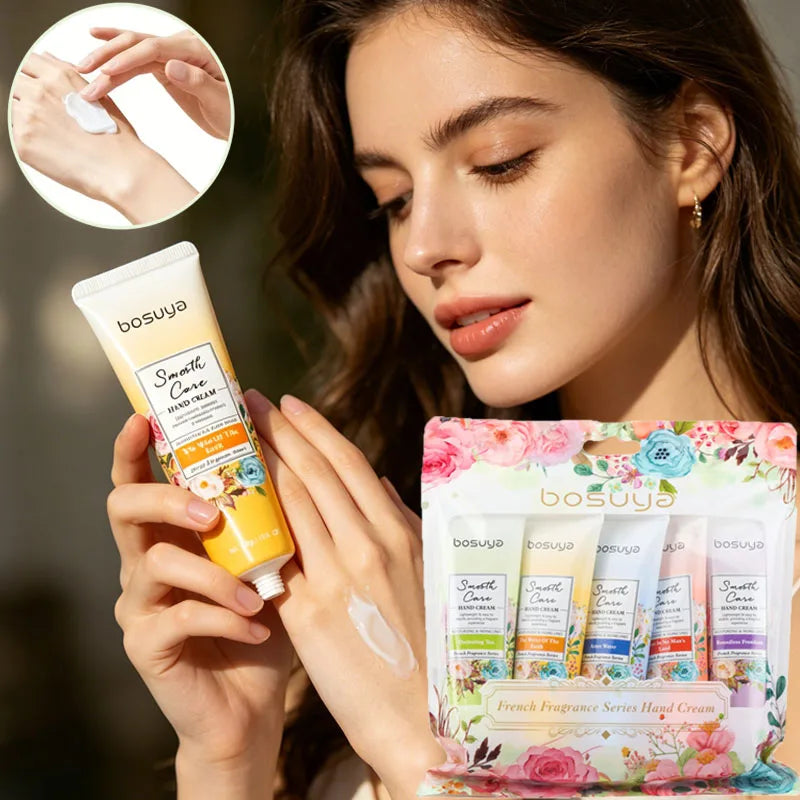 Floral Fragrance Hand Cream Set – Moisturizing Daily Care Hand Cream Set Oasis Select