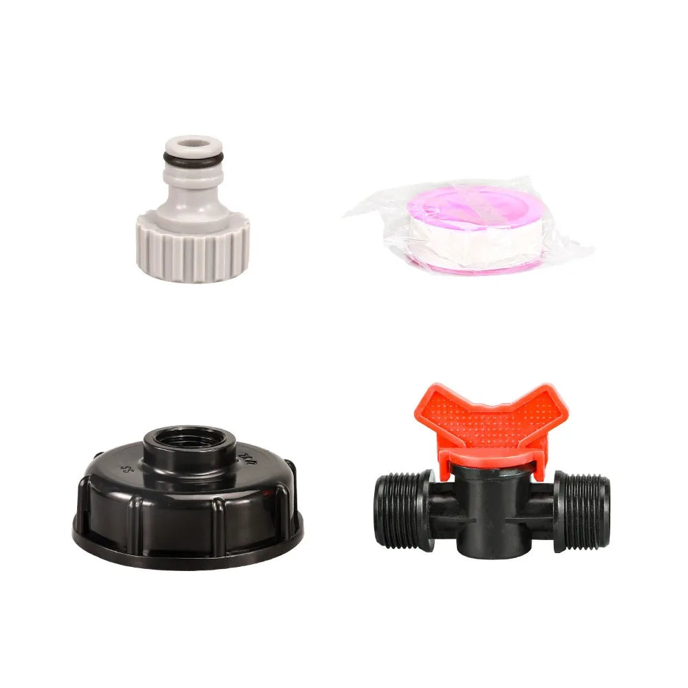 1000L IBC Tank Adapter S60*6 Coarse with Garden Hose Barb Connector 16/20/25mm Hose Fitting Irrigation Pipe Fitt Oasis Select