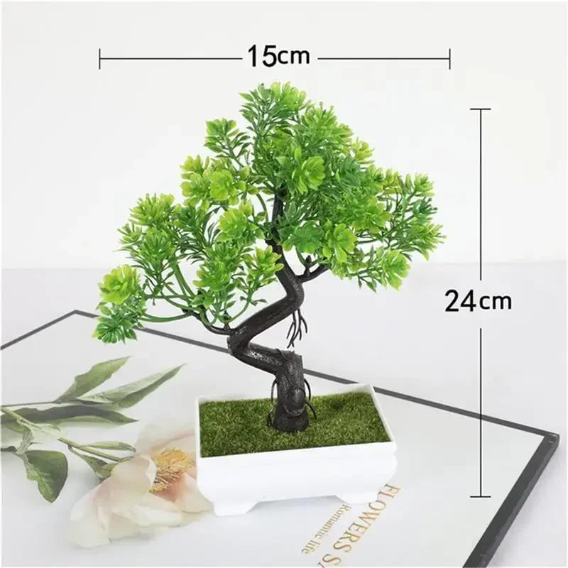Artificial Bonsai Tree Potted Plant | Fake Décor for Home & Office Artificial Potted Plant Oasis Select Green