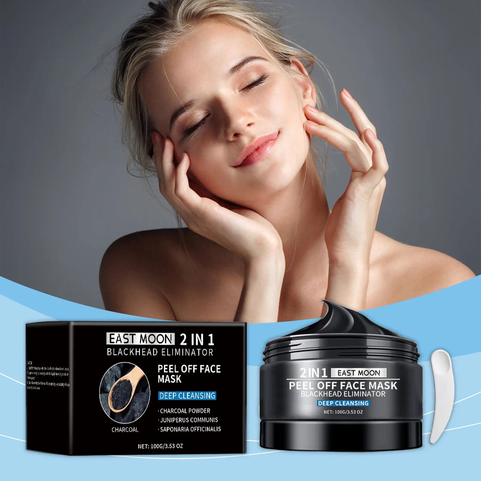 Bamboo Charcoal Blackhead Peel-Off Mask – Deep Pore Cleanser