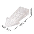 1PC door safety stopper wedge block door stopper Anti-Slip rear door retainer for home and office anti-collision stopper Oasis Select Transparent 1PC