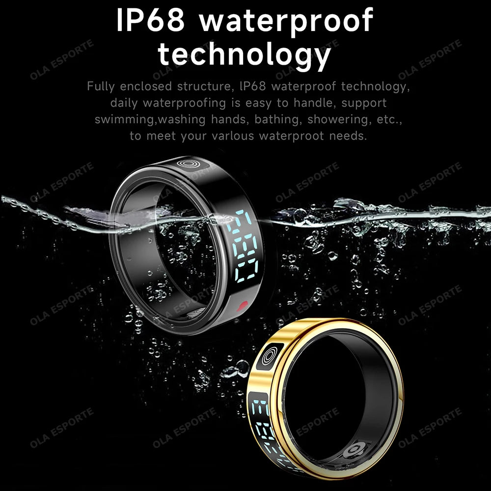 Smart Ring – Heart Rate, SpO2, Sleep Tracker & Gesture Control