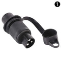3 Pin Trailer Socket Connectors Round 3 Pole Plug-in Trailer Tractor Plug for Electrical Caravan Truck 12V Oasis Select 1