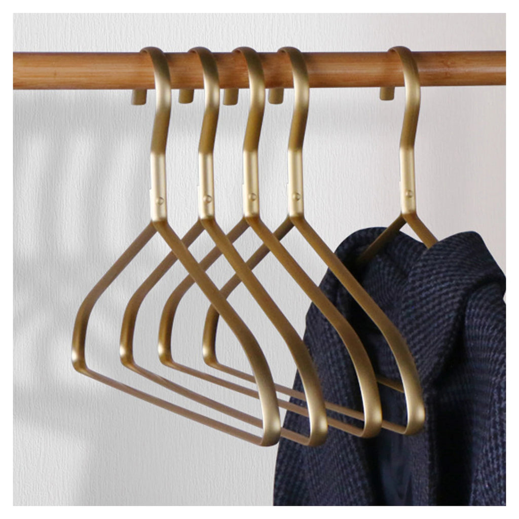 5-Pack Heavy-Duty Aluminum Alloy Coat Hangers | Clothes Rack