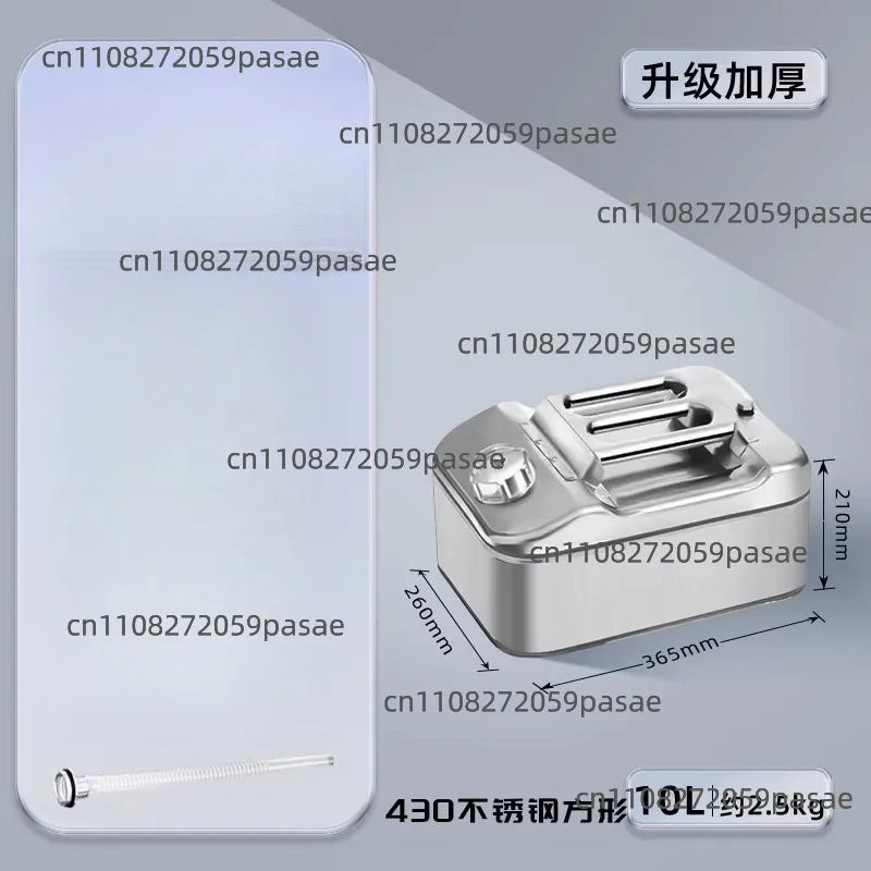 430 Stainless Steel Liquid Storage Tank 10L–40L | Portable Fuel
