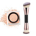 2PCS Loose Face Powder & Dual-Brush Oil Control Matte Delicate Face Setting Powder Makeup Soft Flawless Finish Korean Makeup Oasis Select SET 1