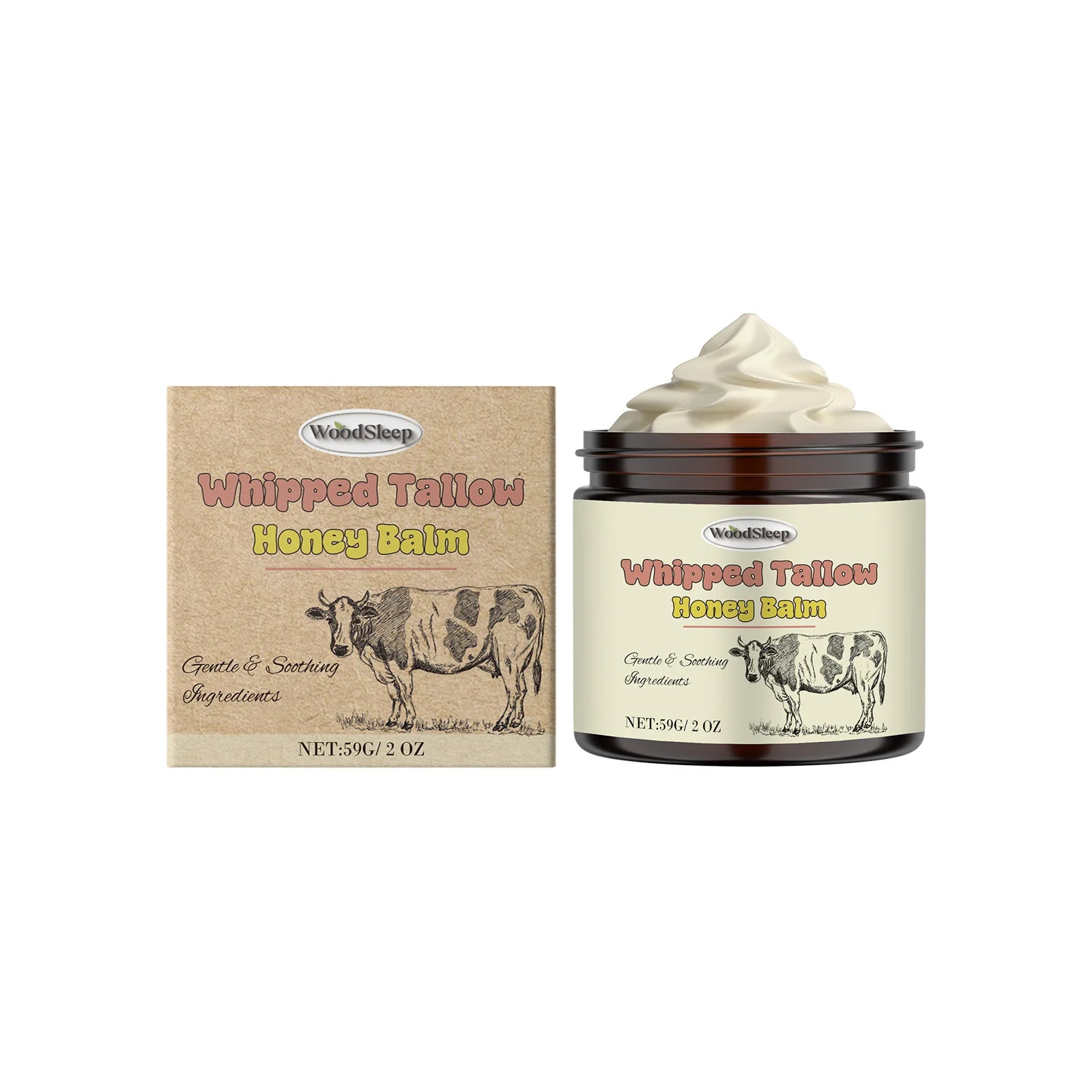 WOODSLEEP ﻿Honey Face Nourishing Creams Reduces Fines Line Enhance Skins Elasticity Facial Brightening Skincare W-rinkle Creams Oasis Select 59g Boxed
