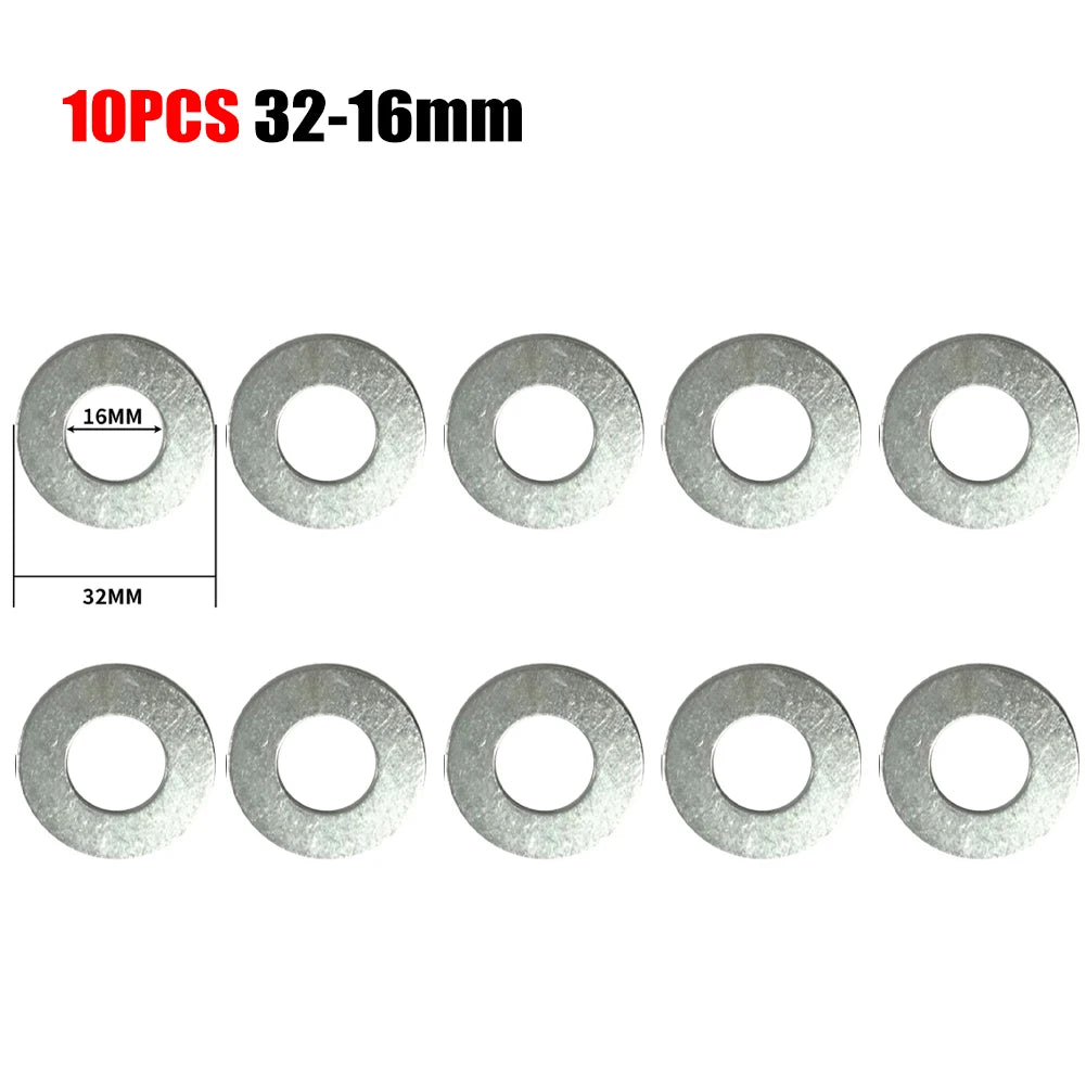  10pc Circular Saw Blade Reducing Rings Conversion Set For Ring 16/20/22/25.4/30/32MM Cutting Disc Grinder Woodworking Tools Oasis Select 32-16MM