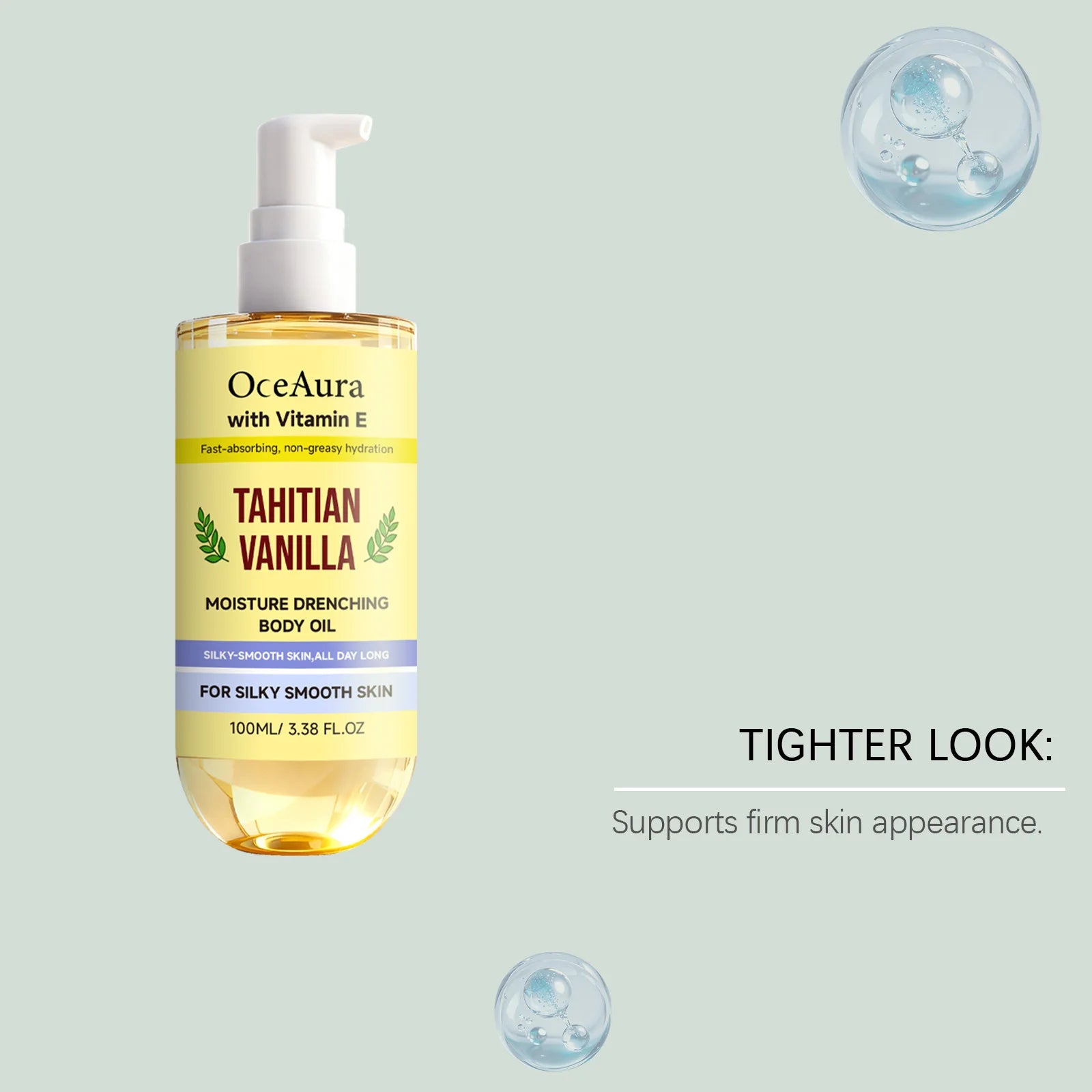 Deep Hydration Body Serum Oil Vanilla Fragrance Lasting Hydrating