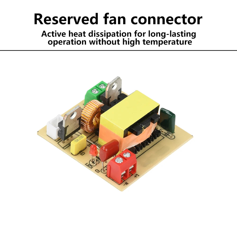 DC 12-16.8V to 220V Boost Inverter Module High-Power 100W Boost Module Outdoor Universal Solar Panel Inverter DIY Electronic Kit Oasis Select