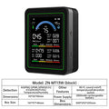 Multifunctional Digital Air Quality Monitor CO2 CO TVOC HCHO PM Meter Digital Temperature Humidity Tester Home Air Detector Oasis Select Black