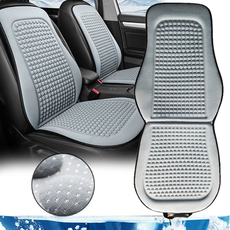 Car Seat Covers Summer Breathable Cooling Seat Cushion Universal Automobiles Seat Cover Bump Massage Seat Protector Pad Covers Oasis Select