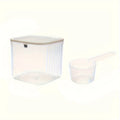 Laundry Capsule Container, 100 oz Laundry Detergent Container with Scoop, Jar with Seal and Pop-Up Lid Oasis Select Clear