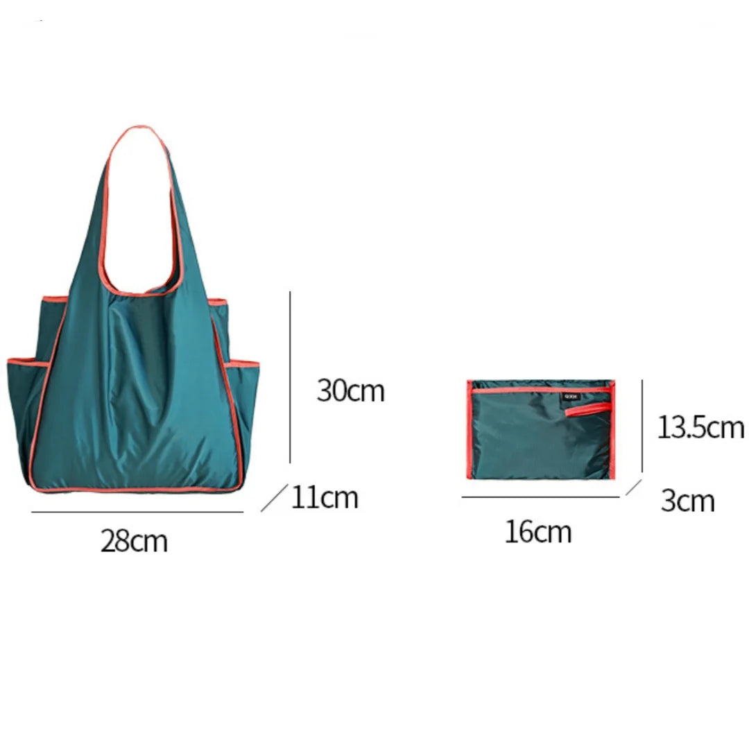 Thick Foldable Shopping Storage Bag Large Capacity Reusable Grocery Bags Eco Friendly Supermarket Waterproof Shoulder Bag Oasis Select
