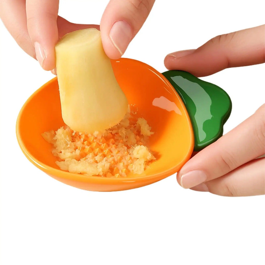 Ceramic Grater Plate – Garlic, Ginger, Cheese & Zest