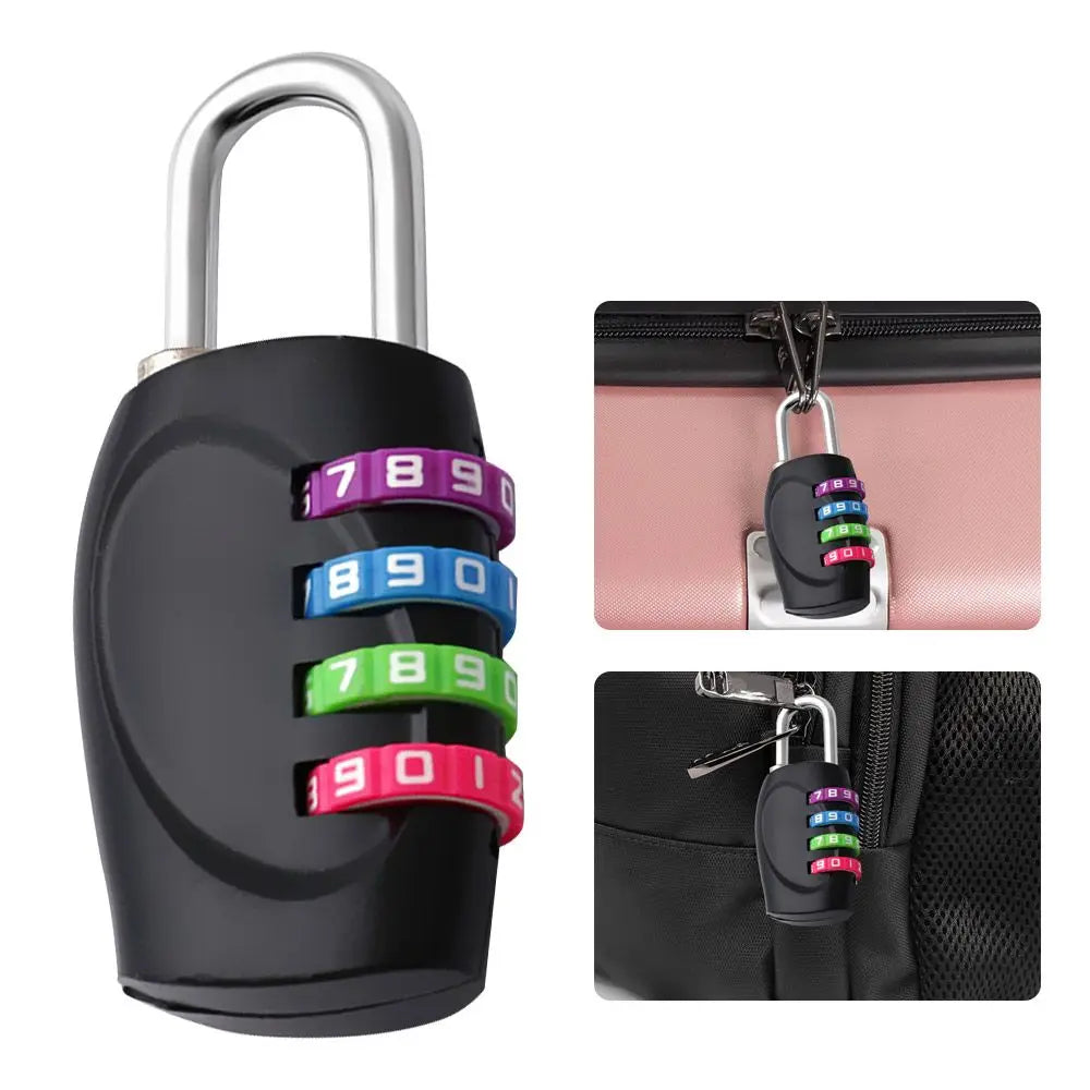4-Digit Combination Padlock | Anti-Saw Zinc Alloy Security Lock