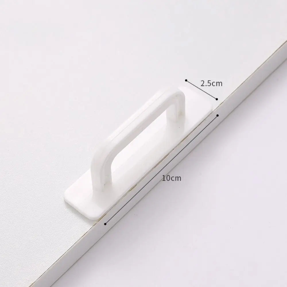Self-Adhesive Cabinet Drawer Handle – No-Drill Plastic Knob