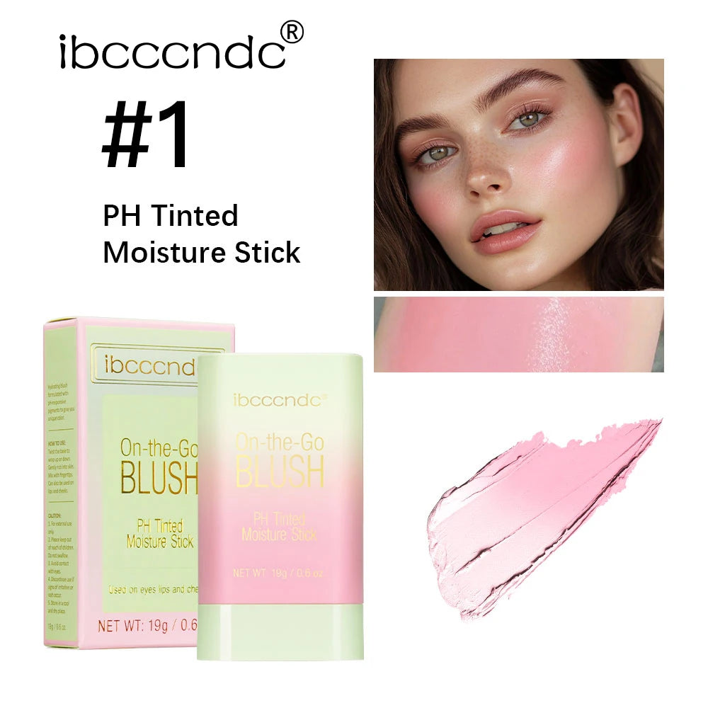 Temperature Change 3-in-1 Cheek Lip Tinted pixiBlush Stick Temperature Change Blush Makeup Products Cosmetic Palette Stick Face Oasis Select 1