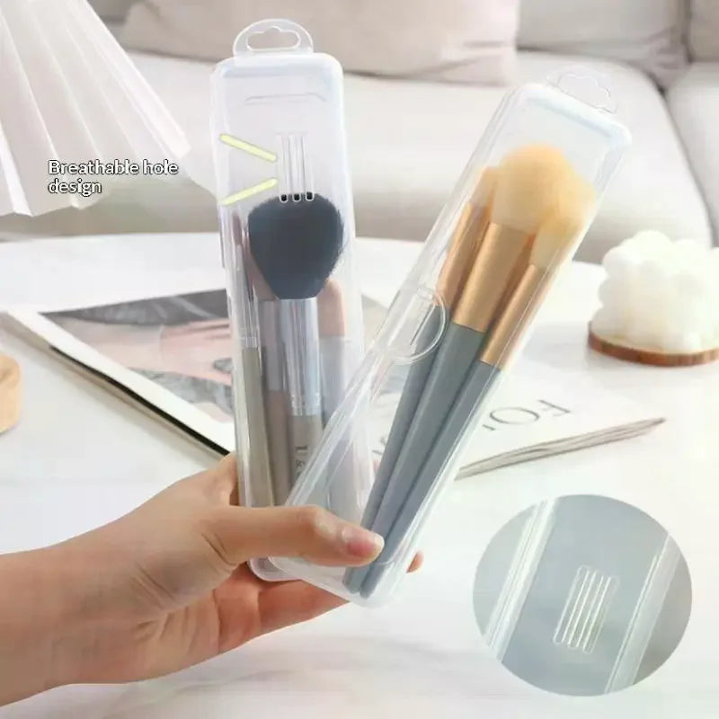 Transparent Toothbrush Box Portable Travel Organizer Case Plastic Toothpaste Holder Storage Container for Oral Hygiene Oasis Select