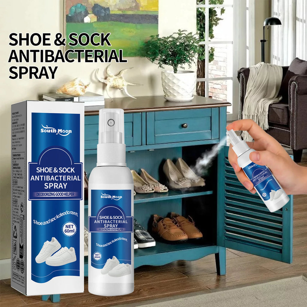 South Moon Shoe & Foot Deodorizer Spray – Antibacterial 60ml Foot Deodorizer Spray Oasis Select