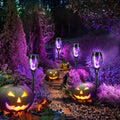 Solar Torch Flame Lights for Halloween and Ghost Festival Solar Light Outdoors Oasis Select red light 2W