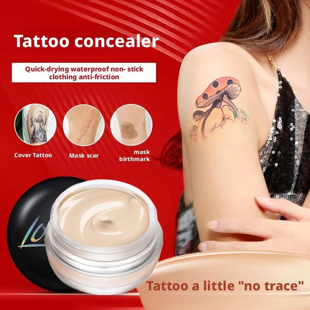 Double Color Tattoo Concealer Birthmark Scar Lasting Concealer waterproof and sweat-proof to cover Tattoo Concealer Oasis Select