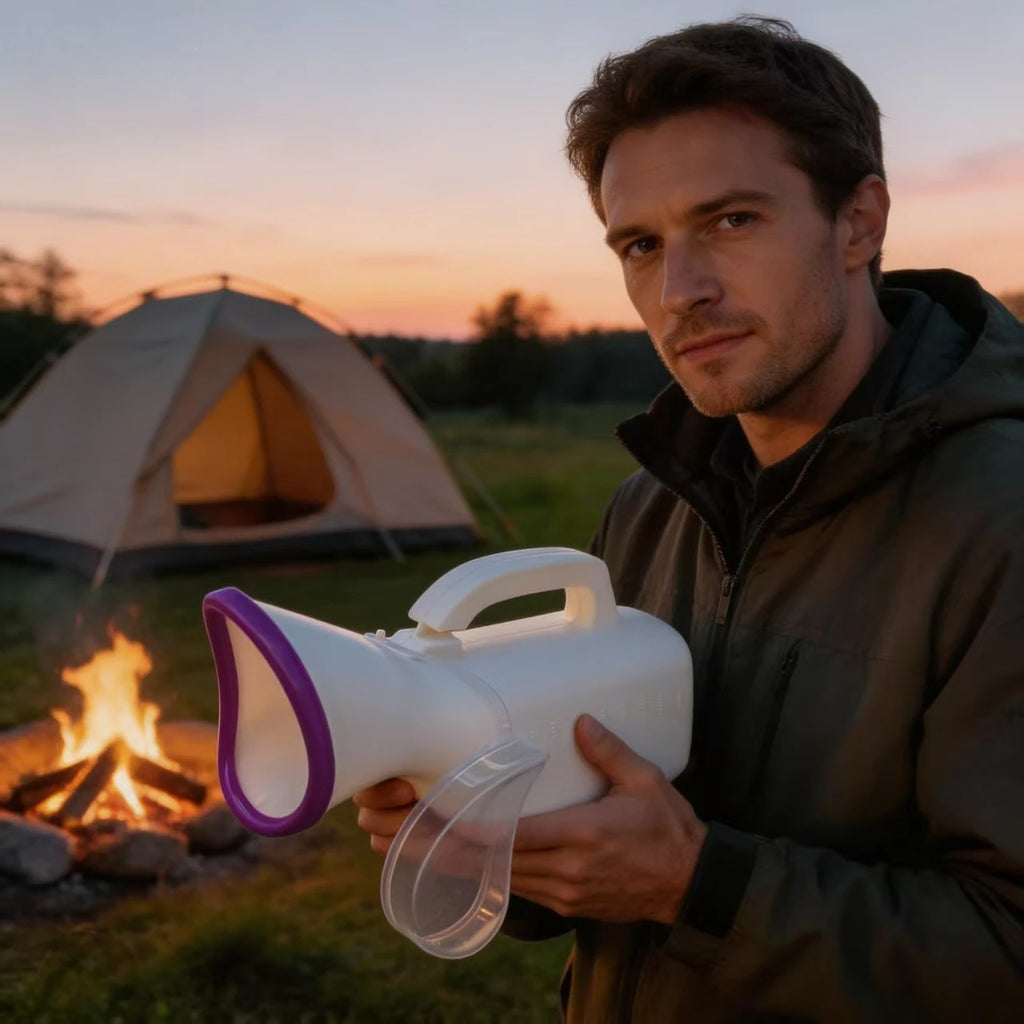 Portable Men's and Women's Toilets with Cleaning Brushes, Portable Urinals, Suitable for Car and Outdoor Camping Oasis Select