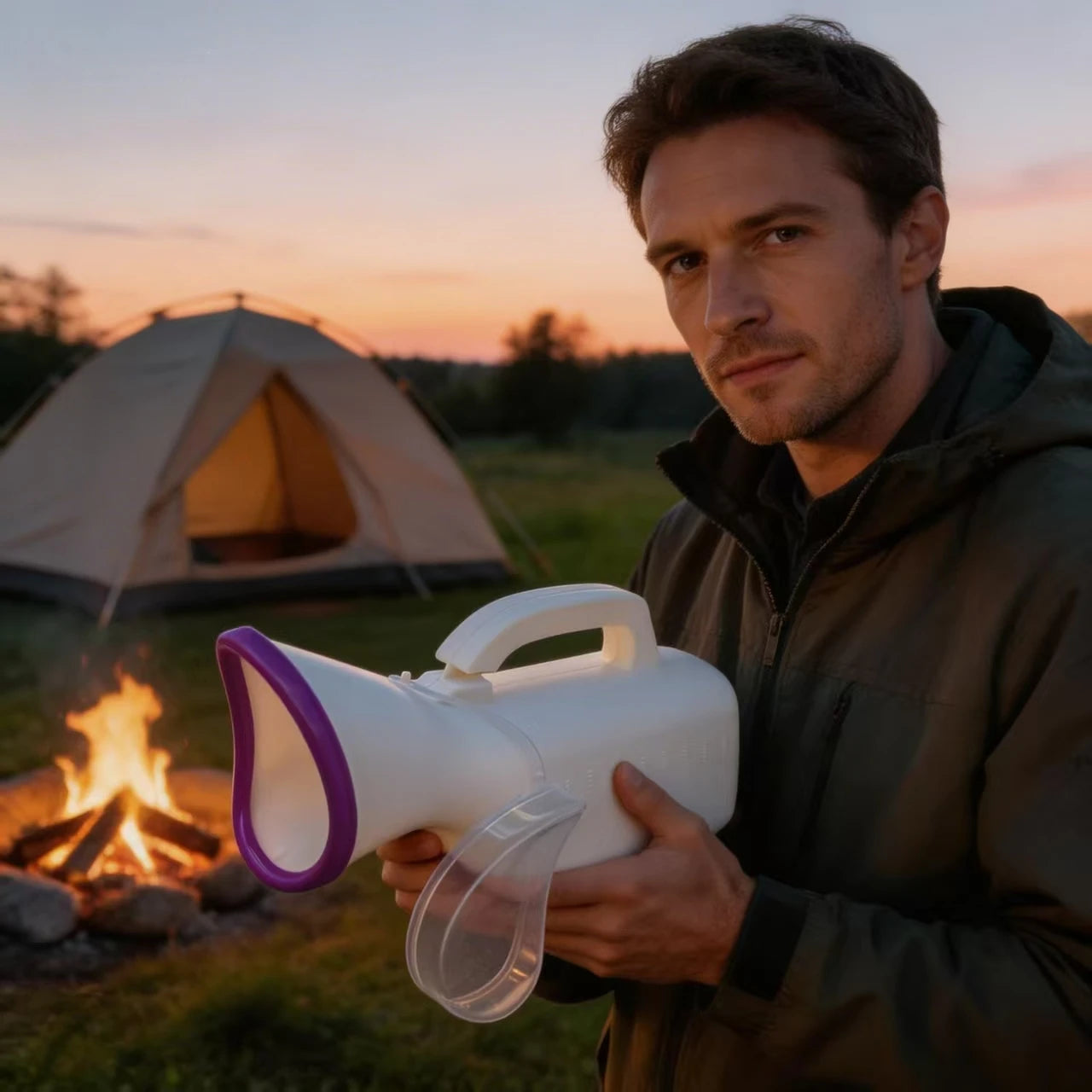 Portable Men's and Women's Toilets with Cleaning Brushes, Portable Urinals, Suitable for Car and Outdoor Camping Oasis Select
